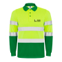 Polo técnico de trabalho, manga comprida 170 g/m2 Roly Polaris L/S 