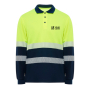 Polo técnico de trabalho, manga comprida, alta visibilidade 170 g/m2 Roly Vega LS 