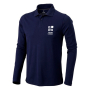 Polo de algodão para homem de manga comprida 200 g/m2 Elevate Life