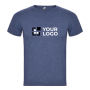 T-shirt jaspeada de algodão e poliéster para homem 150 g/m2 Roly 