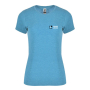 T-shirt jaspeada de algodão e poliéster para mulher 150 g/m2 Roly 