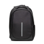 Mochila antirroubo de nylon para PC com bolso traseiro 15,6