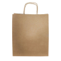 Saco de kraft com laterais reforçadas resistente 90 g/m²
