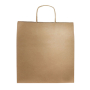 Saco ecológico de papel kraft ideal para presentes 115 g/m²