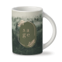 Caneca de cerâmica para sublimação com pega de semicírculo 300 ml