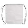 Mochila de cuerdas non-woven de cores com cordões pretos 75 g/m2
