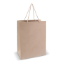 Saco de papel para presente médio com asas de algodão 120 g/m2 EU