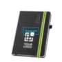 Agenda personalizada com borracha bicolor vista principal esgotada