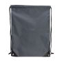 Mochila de cordas de RPET com detalhes pretos nos cantos