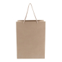 Saco de papel para presente médio com asas de algodão 120 g/m2 EU