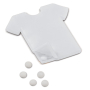 Dispensador de mentas sem açúcar em forma de t-shirt 7gr