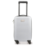 Trolley de cabine de 4 rodas com placa metálica para marcação