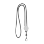 Lanyard moderno tubular de poliéster com mosquetão de 3 cm