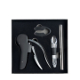 Conjunto de vinho glamoroso de aço inoxidável com 3 funções