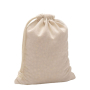 Saco de algodão com fecho de cordão longo 110 g/m2