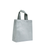 Saco de non-woven brilhante com purpurina e alças 130 g/m2