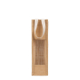 Saco de juta com acabamento laminado para garrafas de vinho 750 ml