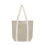 Saco de compras de algodão reciclado com alças 310 g/m²