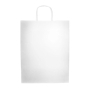 Saco grande de papel kraft com alças resistentes 100 g/m2