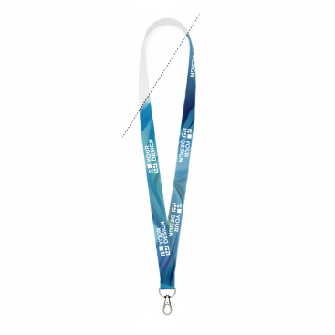 Lanyard poliéster sublimação mosquetão ou clipe personalização total