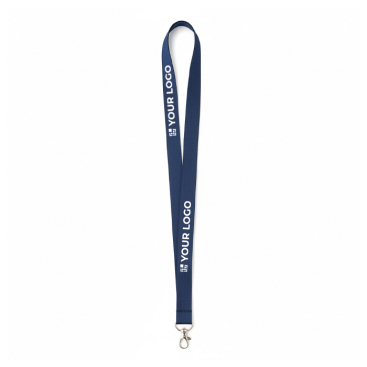 Lanyard de poliéster com mosquetão ou clipe personalização total
