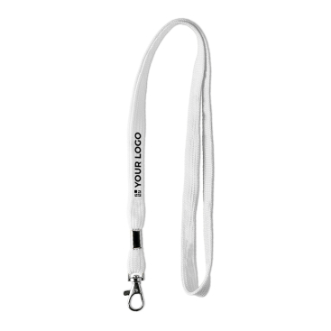 Lanyard poliéster presilha e mosquetão metálico personalização total