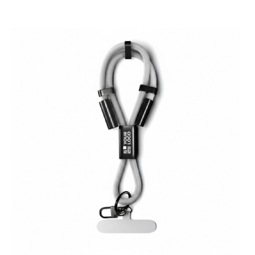 Lanyard para telemóvel de cordão curto Tipo-C personalização total