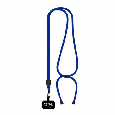 Lanyard ajustável rPET bicolor para o telemóvel personalização total