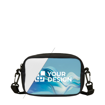 Bolsa tiracolo de neopreno com alça ajustável personalização total