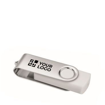Clássica pen USB giratória de várias cores personalização total