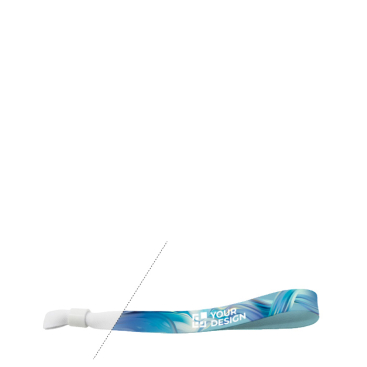 Pulseira de tecido poliéster para sublimação custom made feita na UE