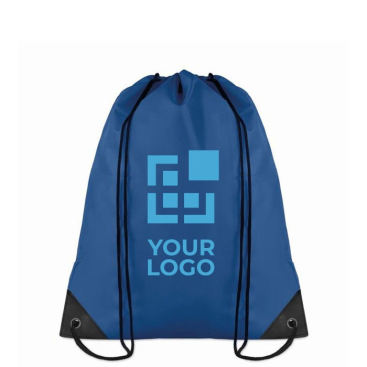 Mochila de cordões personalizada de poliéster 190T
