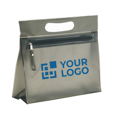 Nécessaire personalizado de PVC transparente a cores