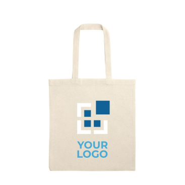 Sacos de tecido personalizados baratos para empresas de algodão de 140 g/m2