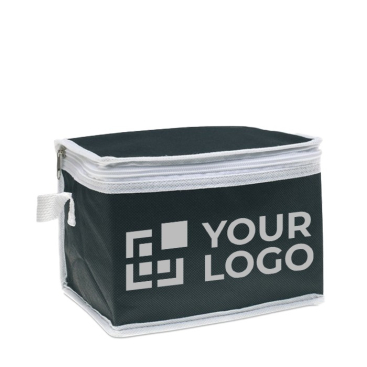 Saco térmico promocional de non-woven para 6 latas 80 g/m2