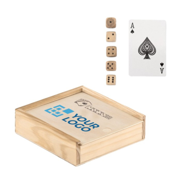 Set de jogos personalizado com logotipo