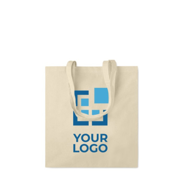 Saco de algodão personalizado com asas reforçadas 140 g/m2 