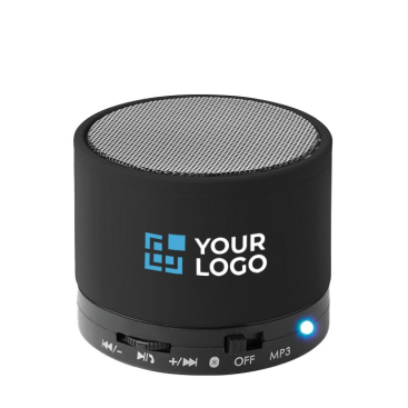 Colunas publicitária circular Bluetooth cor preto