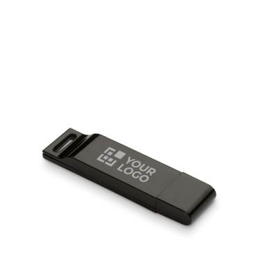 USB promocional para personalizar de plástico brilhante