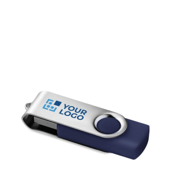 USB serigrafado exclusivo 3.0 com corpo de borracha