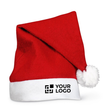 Gorro de Pai Natal publicitário com logotipo