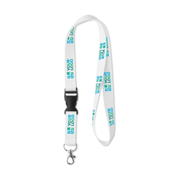 Lanyard publicitário sublimado a cores com fivela