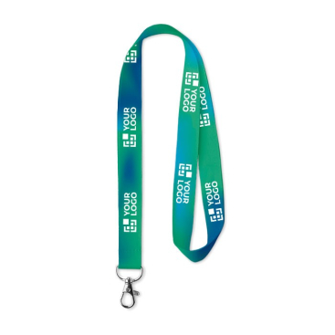 Lanyard sublimado plástico reciclado em 5–9 dias