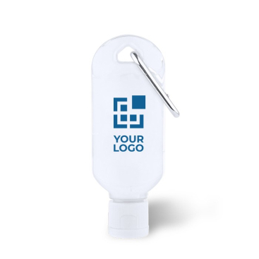 Gel para higiene e limpeza com mosquetão e doseador 30 ml
