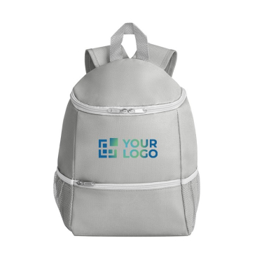 Mochila térmica personalizada com bolsos de rede