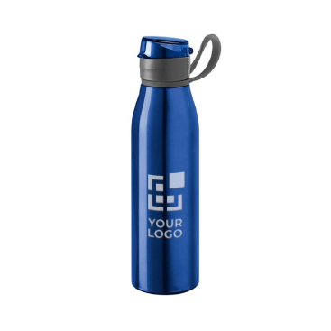 Garrafa personalizada de alumínio com fita de silicone 650ml