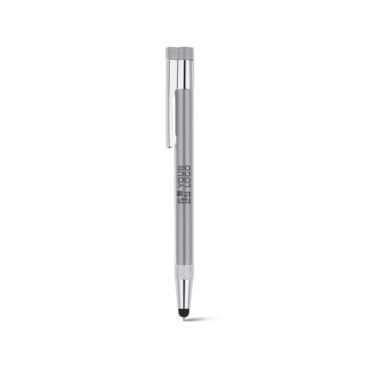Caneta USB publicitária barata com ponteira e tinta preta