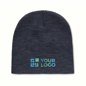 Gorro de inverno personalizável unissexo elástico