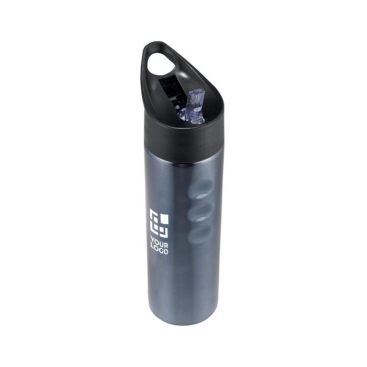 Garrafa desportiva de aço com bocal e design ergonómico 750ml
