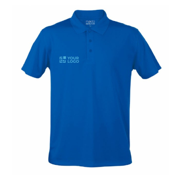 Polo para estampar de poliéster transpirável MKT